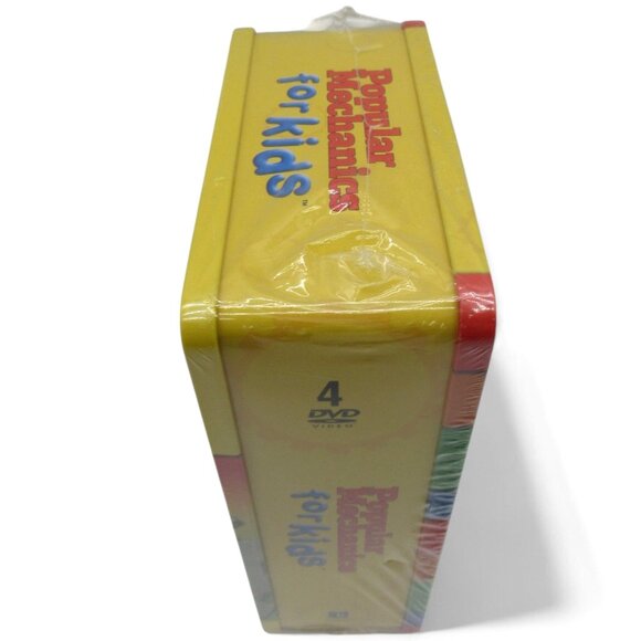 POPULAR MECHANICS For Kids 2009 Special Edition 4-DVD Tin Set New Unopened Rare - Picture 6 of 8